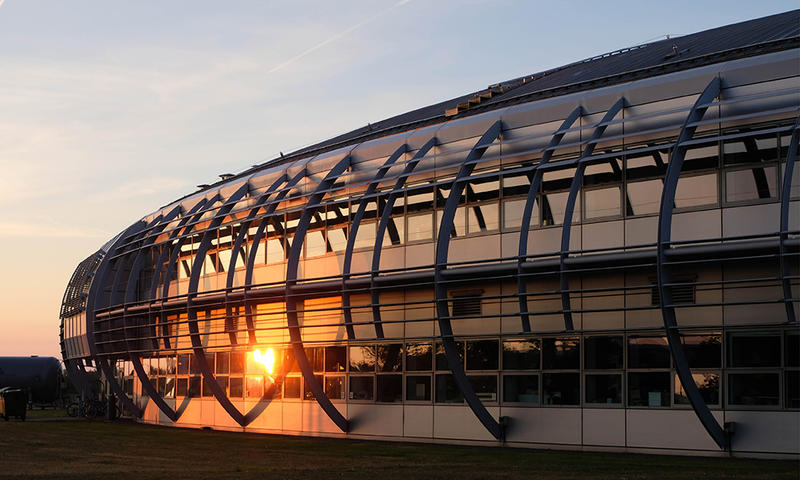 DLS photo at sunset