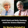 Photo of Prof Richard Catlow and Sir Martyn Poliakoff. Photo credit: University of Nottingham and The Royal Society